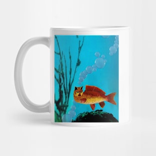 Gold Fish Kitty Mug